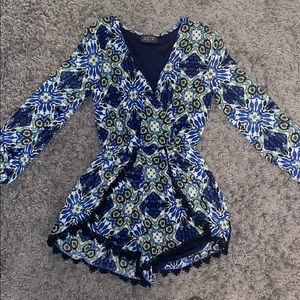 Nordstrom long-sleeved romper